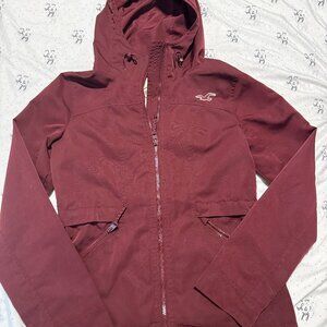 Hollister Light Jacket (XS, Burgundy)